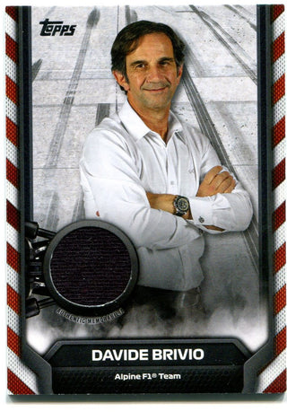 Davide Brivio Alpine F1 Team Topps Relic Card 069/150