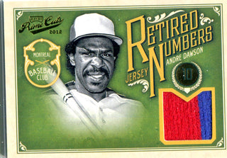 Andre Dawson 2012 Playoff Prime Cuts Jersey Card #6/25