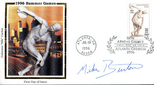 Mike Burton Autographed First Day Cover