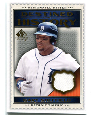 Gary Sheffield 2009 Upper Deck SP Destined for History Jersey Card #DHMGS