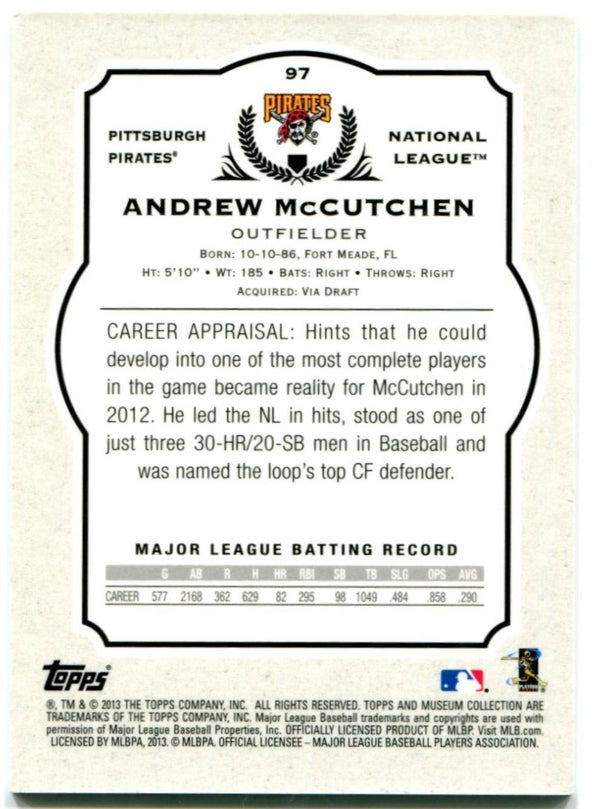 Andrew McCutchen 2013 Topps Museum Collection 125/424