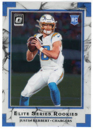 Justin Herbert 2020 Panini Donruss Elite Series Rookie Card #ESR-JH