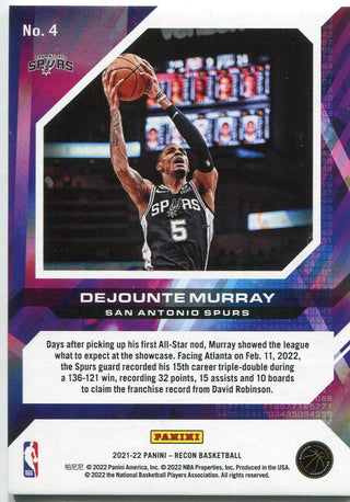 Dejounte Murray Signed Jersey Psa/dna Atlanta Hawks -  Israel