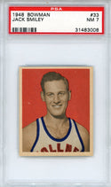 Jack Smiley 1948 Bowman Card #33 (PSA NM 7)
