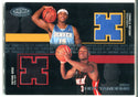 Dwyane Wade & Carmelo Anthony 2003-04 Fleer Hoops Hot Tandems Jersey Card