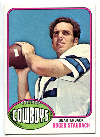 Roger Staubach 76' Topps Card