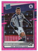Karlan Grant 2020-21 Panini Chronicles Donruss Optic Pink Prizm Card #9