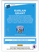 Karlan Grant 2020-21 Panini Chronicles Donruss Optic Pink Prizm Card #9