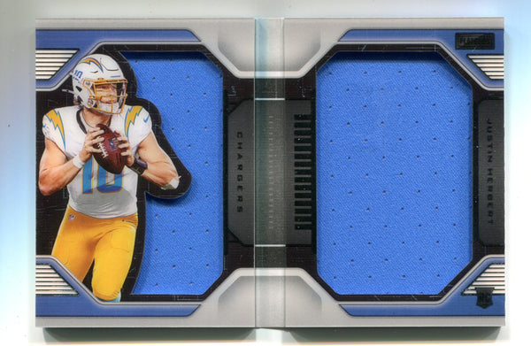 Justin Herbert 2020 Panini Playbook Jumbo Jersey Booklet /70