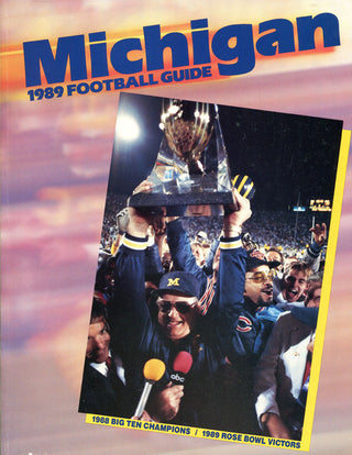 1989 University of Michigan Unsigned Football Guide