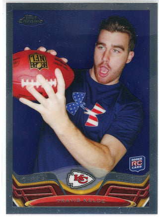 Travis Kelce 2013 Topps Chrome Rookie Card #118