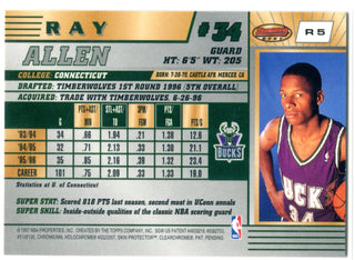 Ray Allen 1996-97 Bowman's Best Rookie Card