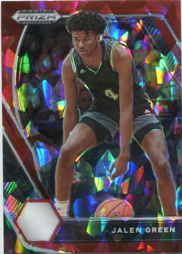 Jalen Green 2021 Panini Prizm Draft Picks Red Ice Rookie Card