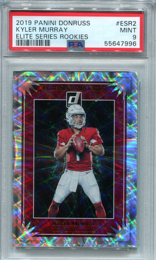 Kyler Murray 2019 Panini Donruss Elite Series Rookies RC PSA Mint 9