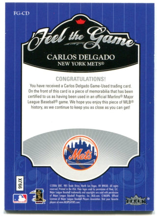 Vintage New York Mets Carlos Delgado MLB Baseball Jersey