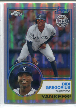 Didi Gregorius 2018 Topps Chrome Card