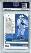Justin Herbert 2020 Panini Absolute #167 RC PSA Mint 9
