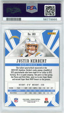 Justin Herbert 2020 Panini Phoenix Rookie Card #103 (PSA)