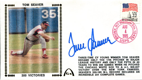 Tom Seaver Autographed First Day Cover