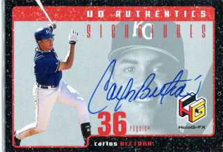 Carlos Beltran 1999 Upper Deck Authentics Signatures Autographed Card