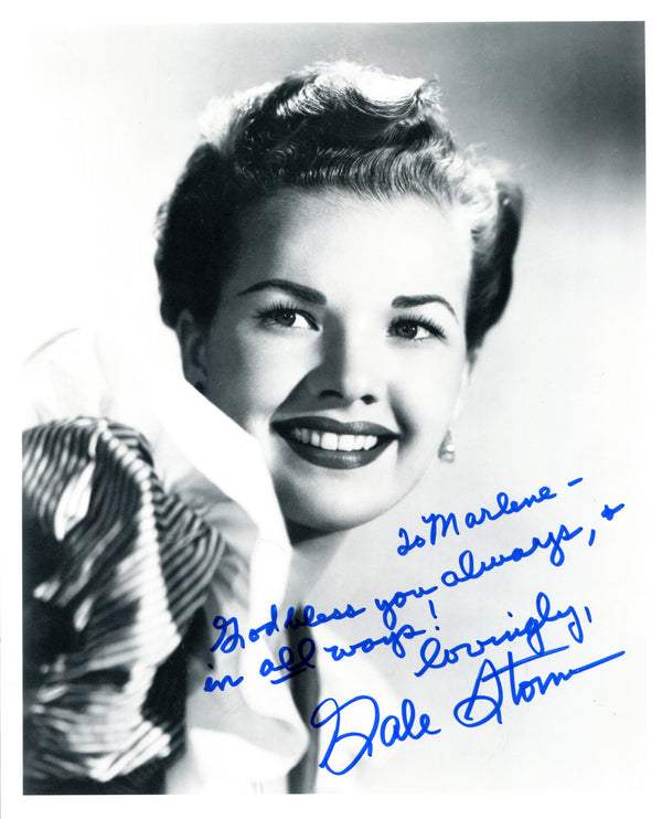 Gale Storm Autographed 8x10 Black and WhitePhoto