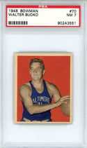 Walter Budko 1948 Bowman Card #70 (PSA NM 7)
