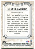 Miguel Cabrera Topps Before They Were Great 2014 10/99 #BG-29