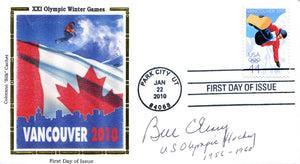 Bill Cleary Autographed First Day Cover