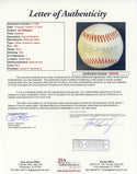 Joe DiMaggio Autographed Official American League Lee MacPhail Jr. Baseball (JSA)