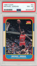 Michael Jordan 1986 Fleer Rookie Card #57 (PSA NM-MT 8)