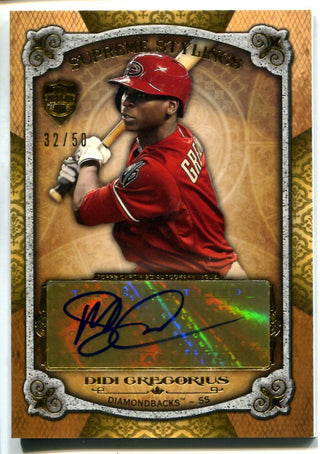 Didi Gregorius 2013 Supreme Stylings Autographed Card #32/50