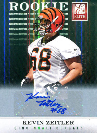 Kevin Zeitler Autographed 2012 Donruss Elite Rookie Card