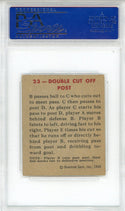 Double Cut Off Post 1948 Bowman Card #23 (PSA EX-MT 6)