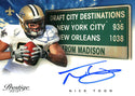 Nick Toon Autographed 2012 Panini Prestige Card