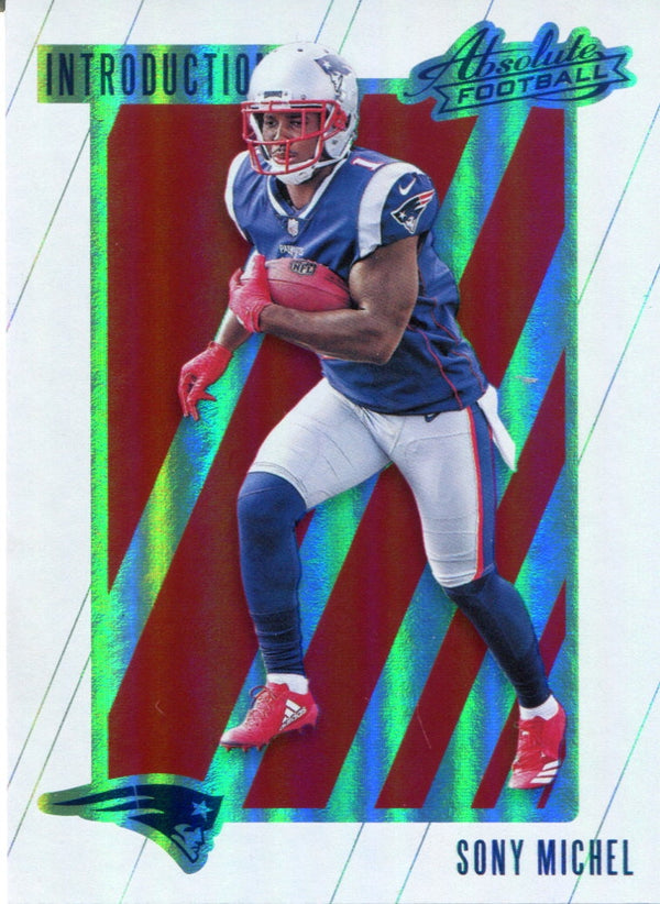 Sony Michel 2018 Panini Absolute Rookie Card