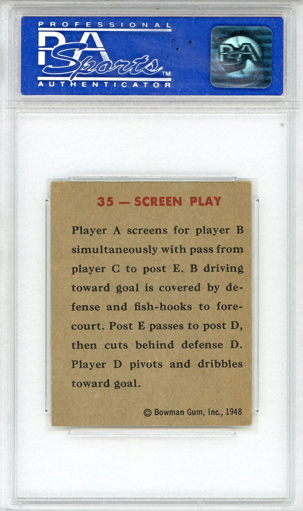 Screen Play 1948 Bowman Card #35 (PSA NM 7)