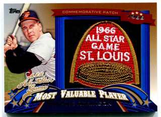 Brooks Robinson Topps Commemorative Patch All Star Game Most Valuable Player 2013 #ASMVP-3