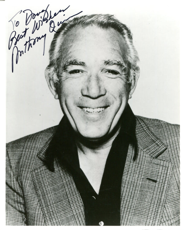 Anthony Quinn Autographed 8x10 Photo