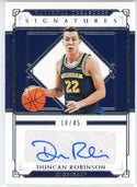 Duncan Robinson Autographed 2021 Panini National Treasures Card