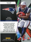 Sony Michel 2018 Panini Prizm Instant Impact Rookie Card