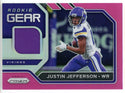 Justin Jefferson 2020 Panini Prizm Rookie Gear Pink Prizm Card #10
