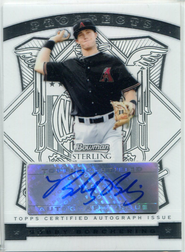 Bobby Borchering 2009 Bowman Sterling Autographed Card