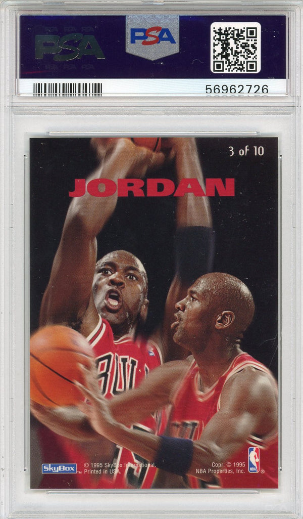 Michael Jordan 1994 Skybox N-Tense Card #3 (PSA)