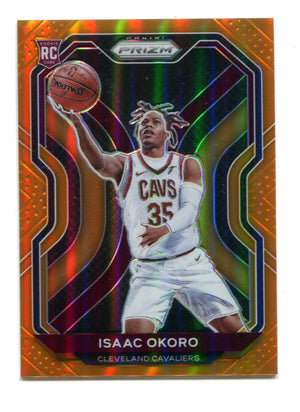 Isaac Okoro 2020 Orange Prizm Rookie Card 14/49