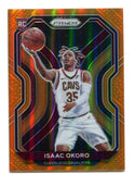 Isaac Okoro 2020 Orange Prizm Rookie Card 14/49