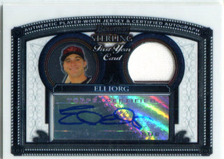 Eli Iorg 2005 Bowman Sterling Jersey/Autographed Card