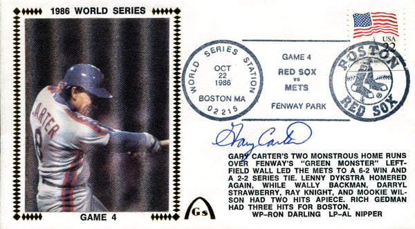 Gary Carter Autographed First Day Cover