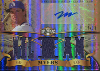 Wil Myers Autographed 2013 Topps Triple Threads Rookie Card