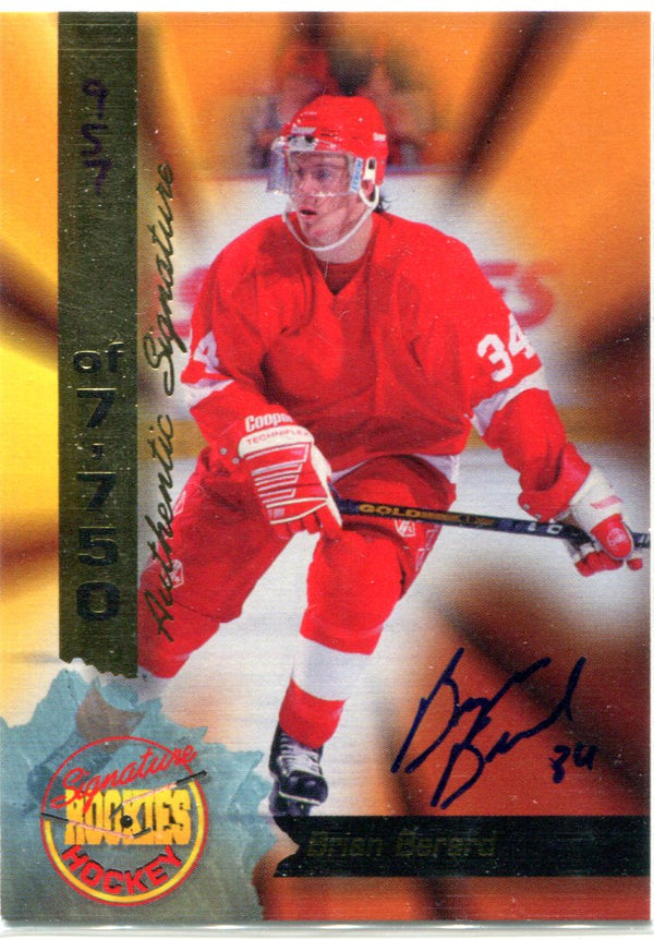 Brian Berard 1994 Signature Rookies Autographed Card #957/7750