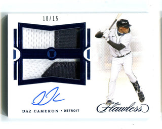 Daz Cameron 2021 Panini Flawless #RDPADC Patch Autographed Card /15